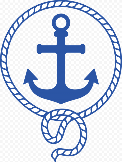 Nautical Anchor PNG Transparent Image