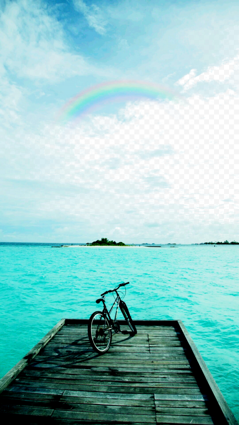 Landscape Poster, Posters Landscape, cloud, swimming Pool, bicycle png
