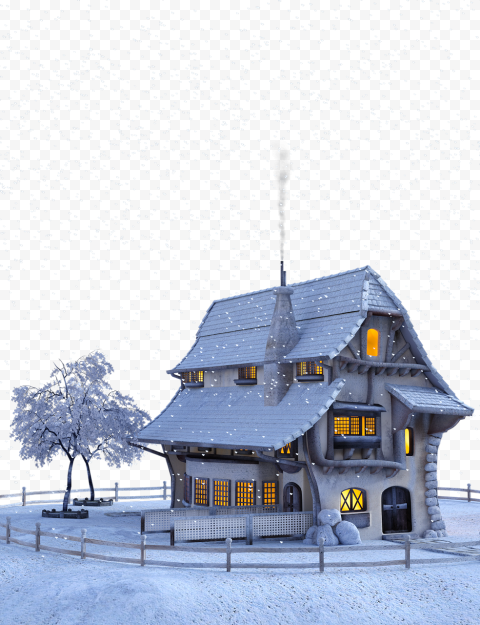 Christmas Landscape Transparent Background