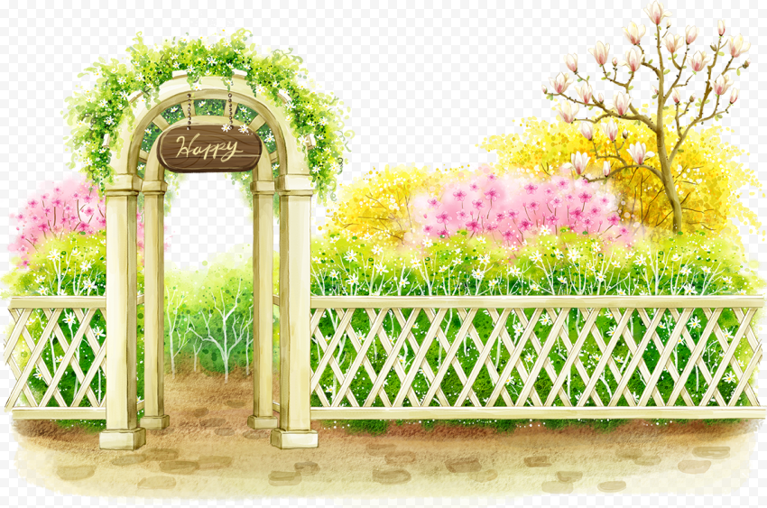 Flower Garden PNG