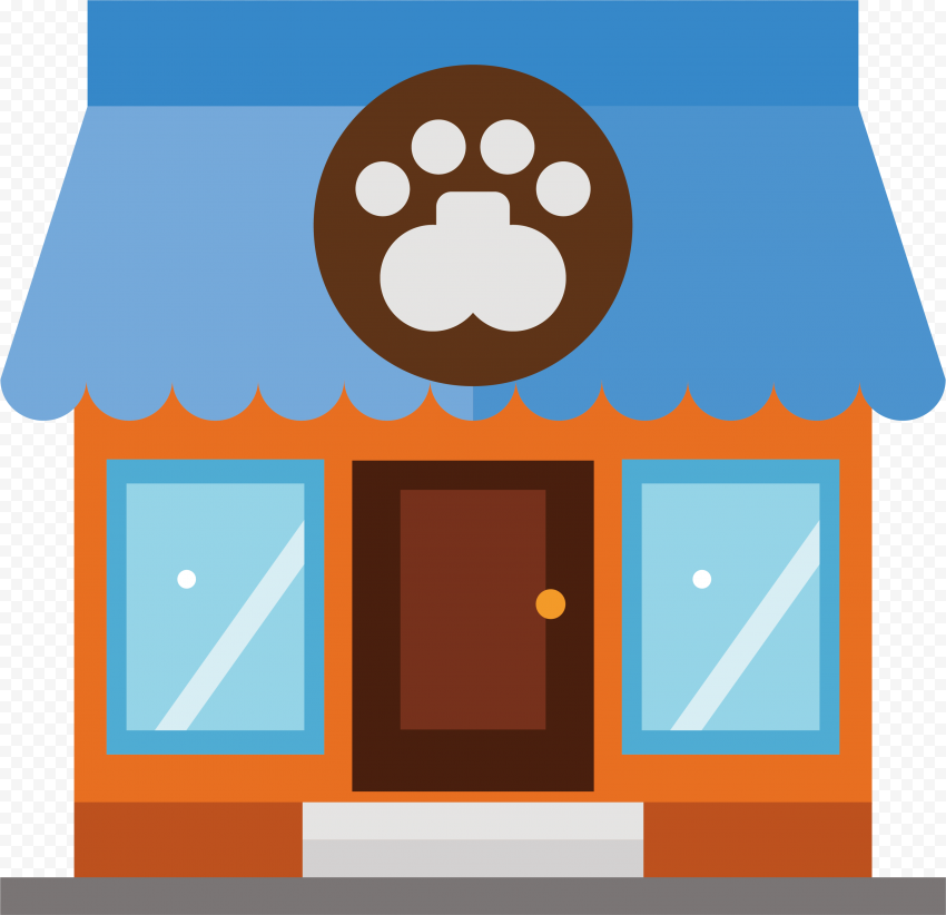 Pet shop illustration, Alecrim Pet e Jardim, Loja 2 Pet Shop, Pet shop model, celebrities, building, pet png