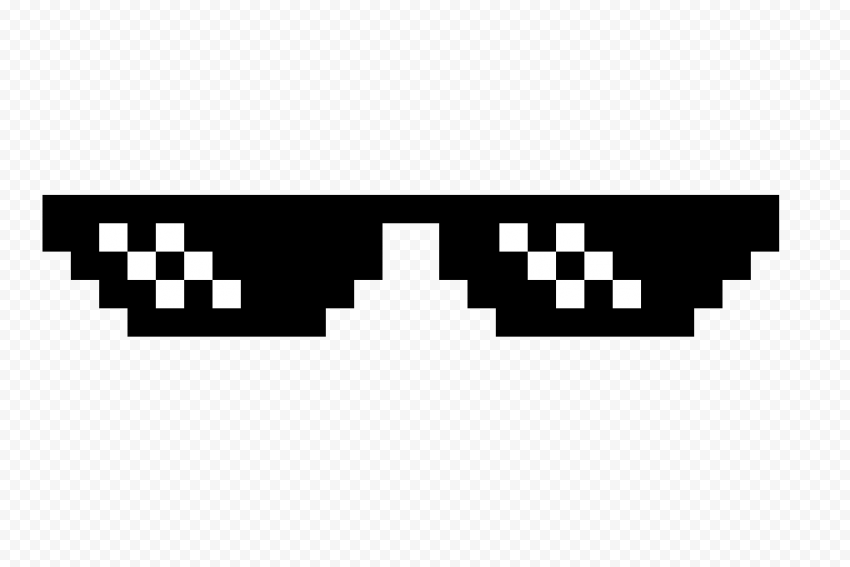 Sunglasses Thug Life, cool, angle, white