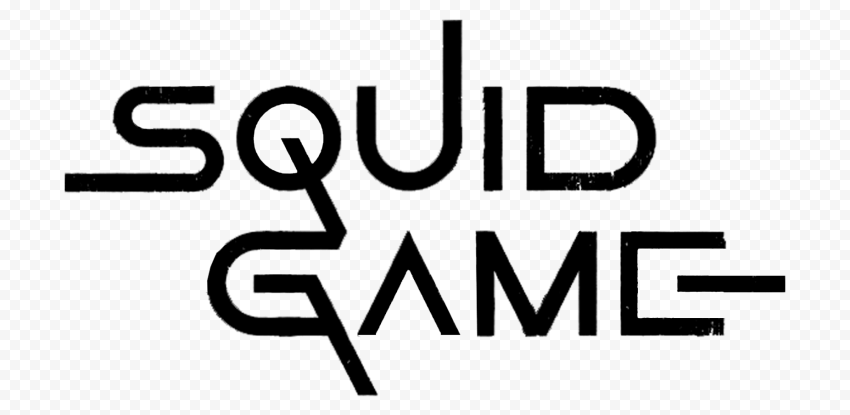 Squid Game Black Logo PNG