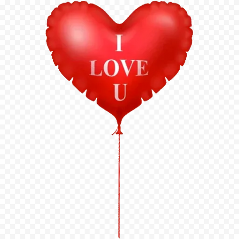 Heart I Love You Word PNG File