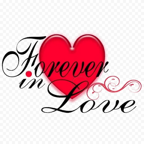 Heart I Love You Word PNG Photos