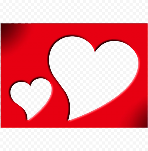 Heart Valentine Frame PNG Free Download