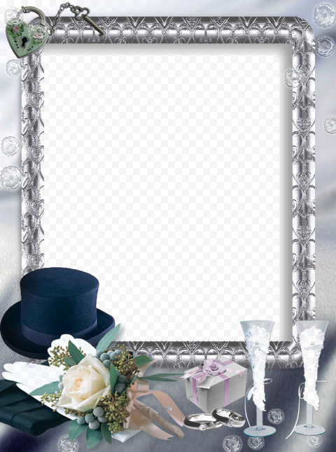 Wedding Frame PNG HD Photo