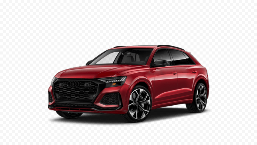 Classic Audi SUV Transparent Background