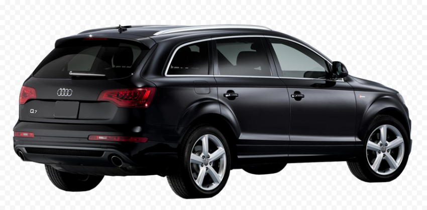 Black Audi SUV Transparent PNG