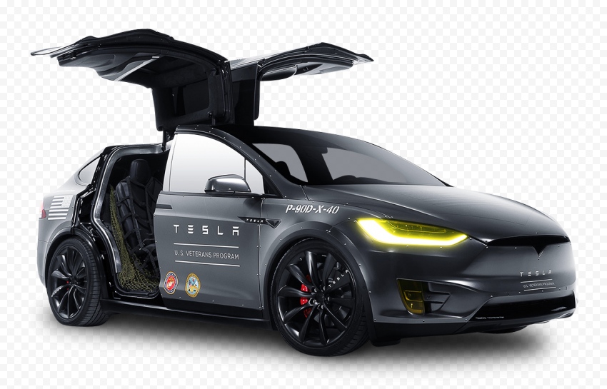 Tesla Car PNG Background Image