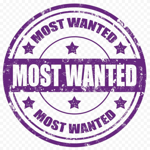 Wanted Stamp PNG Transparent Image