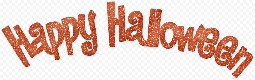 Happy Halloween Text Transparent PNG