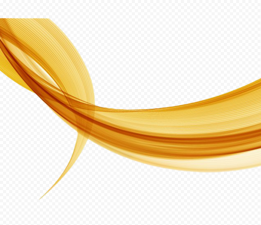 Golden Wave PNG File