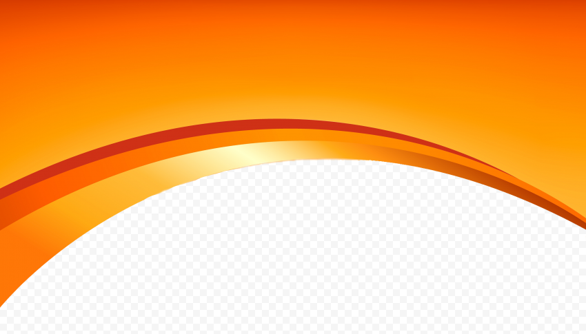 Orange Wave Download PNG Image