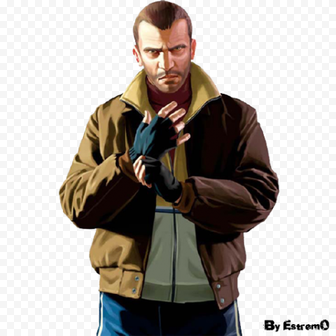 Niko Bellic PNG Transparent Image