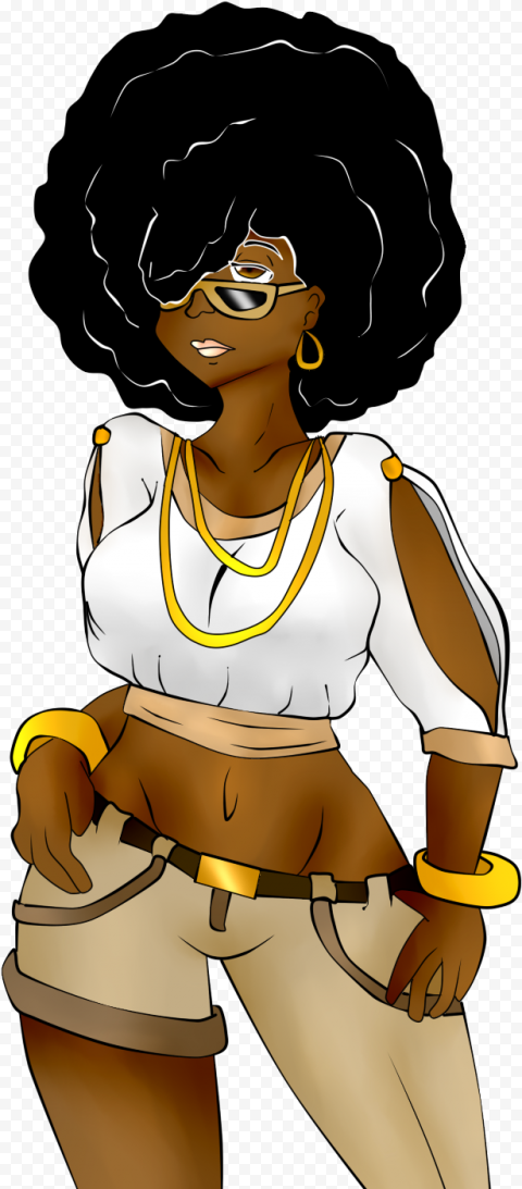 Afro PNG Pic