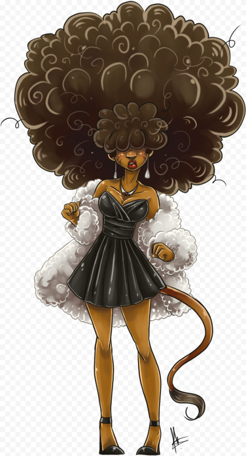 Afro PNG HD