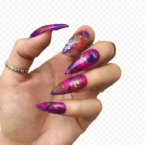 Glitter Nail PNG Photo