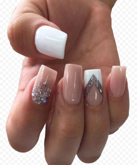 Glitter Nail PNG Picture