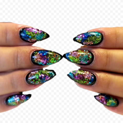 Glitter Nail Transparent Images