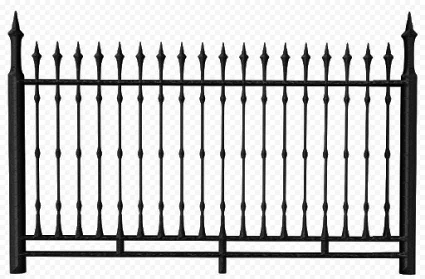 Black Steel Gate PNG Pic