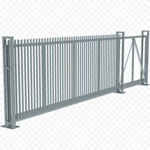 Metal Steel Gate PNG Clipart
