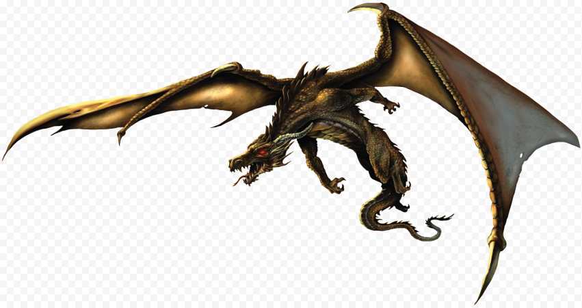 Realistic Dragon PNG Clipart