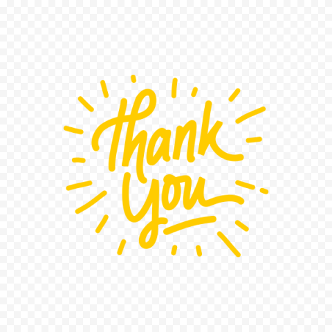 Thank You Transparent PNG
