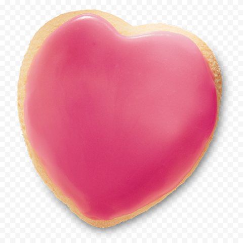 Icing Heart Cookie Transparent PNG