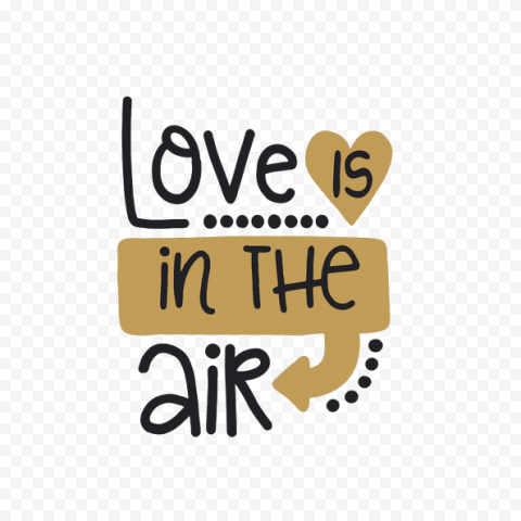 Love Is In The Air PNG Free Download