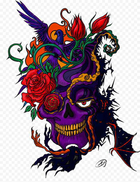 Color Tattoo PNG Image