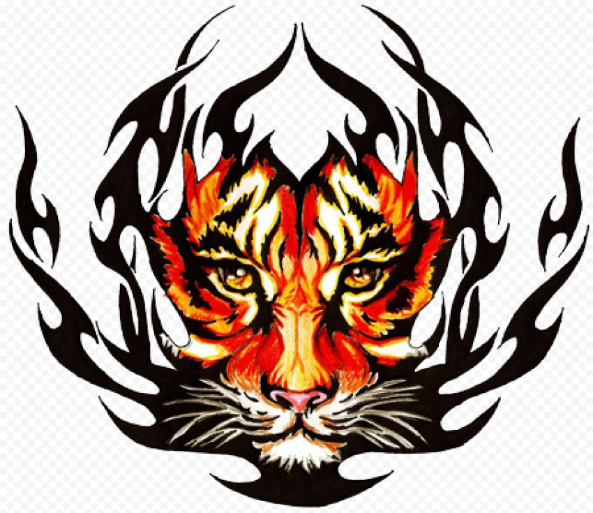 Tiger Tattoos PNG Transparent Image