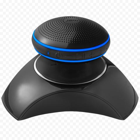 Black Bluetooth Speaker PNG Picture