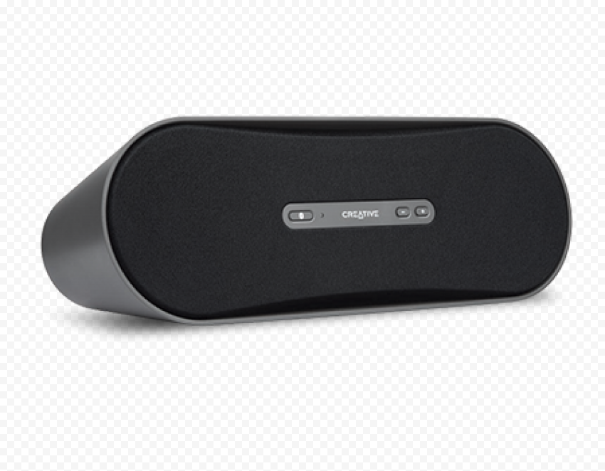 Black Bluetooth Speaker PNG Transparent Picture