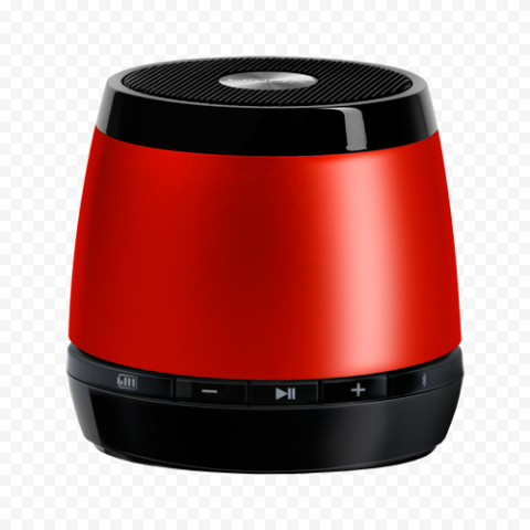 Red Bluetooth Speaker PNG Pic