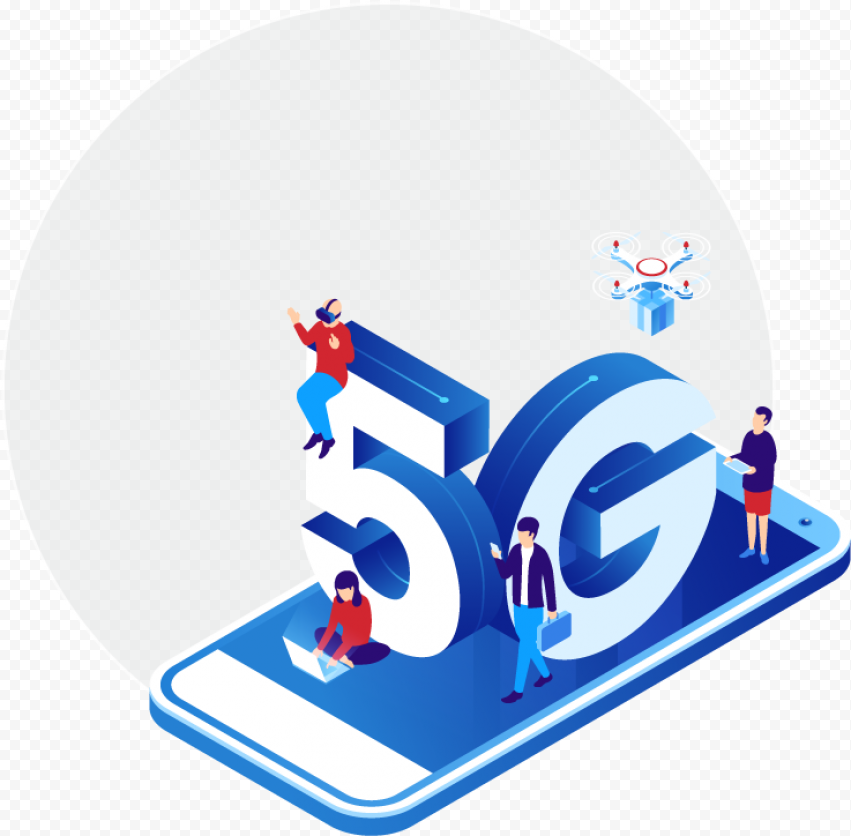 5G Network PNG Image
