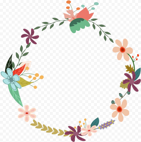 Flower Border PNG Pic