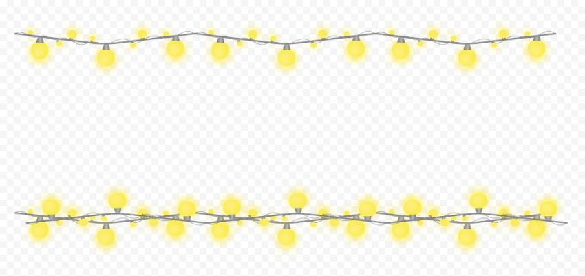 Garland Light Glowing PNG Image
