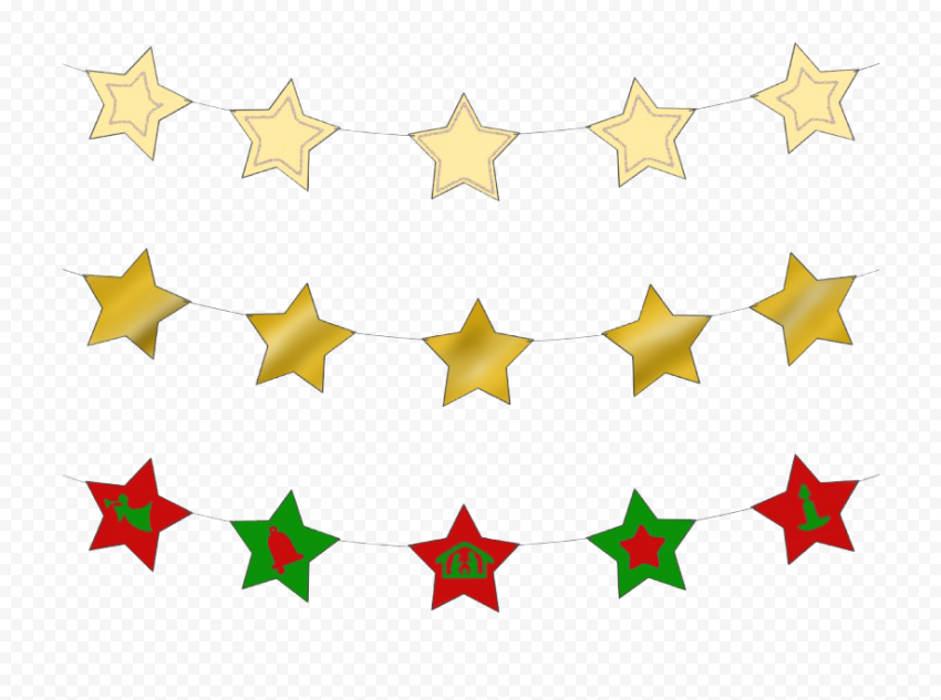 Star Garland PNG File