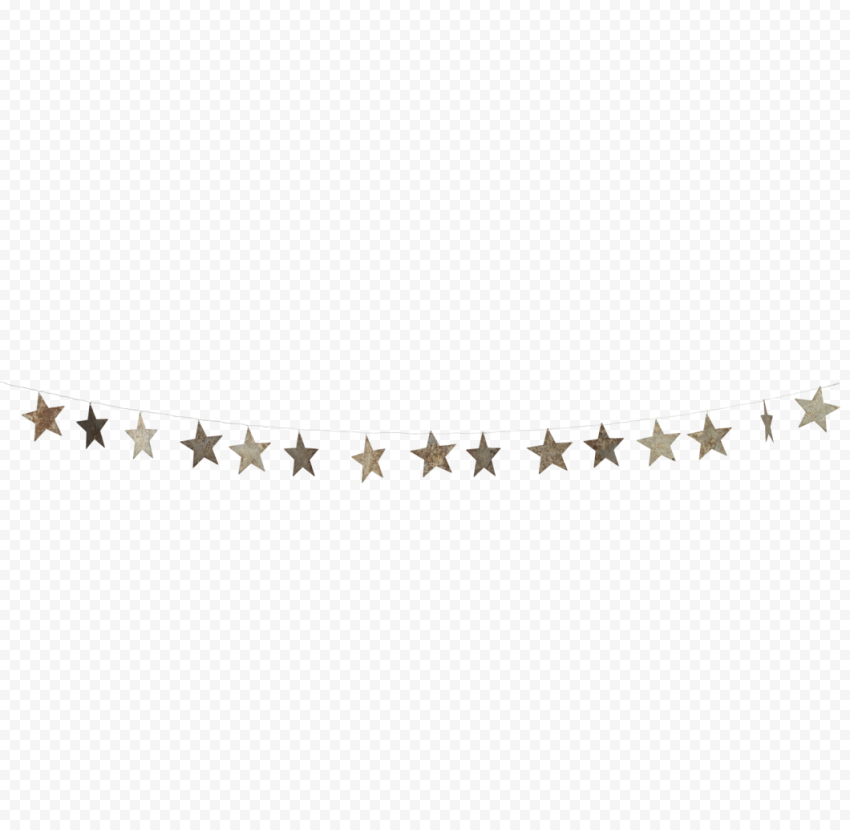 Star Garland PNG Transparent Image