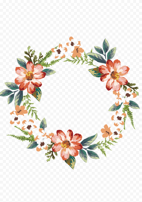 Floral Garland PNG File