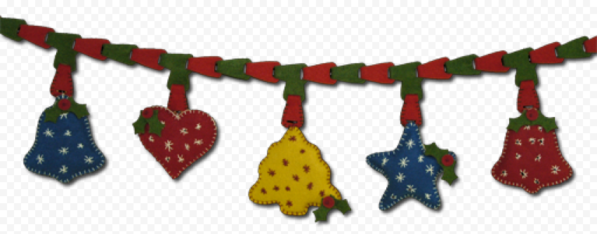 Felt Garland PNG Image