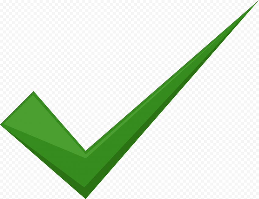 Green Check Mark PNG Image