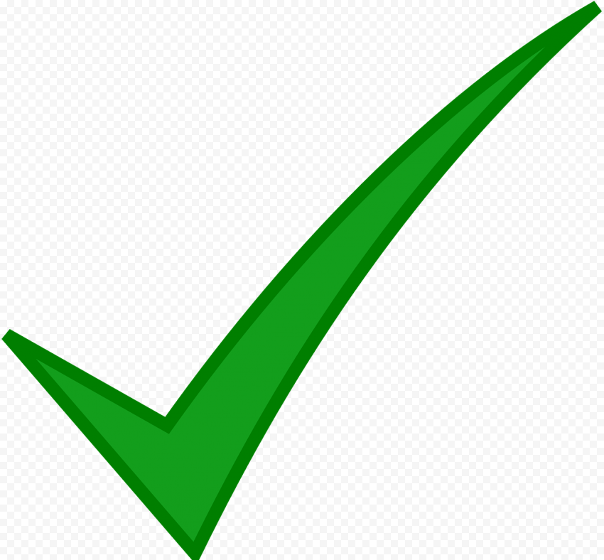 Green Check Mark PNG Clipart
