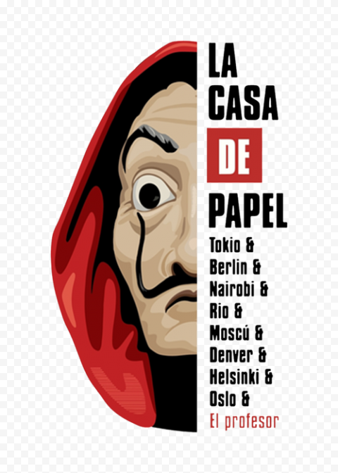 La Casa De Papel Heist PNG Image