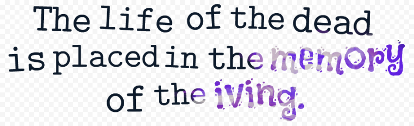 Death Quotes PNG Pic