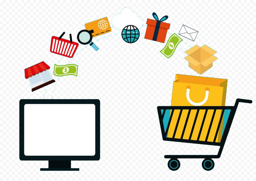E Commerce PNG Image Background