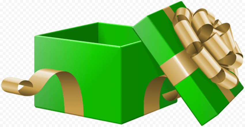 Open Christmas Gift PNG Transparent Image
