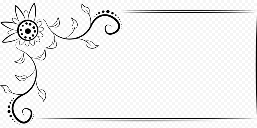Text Border PNG Free Download