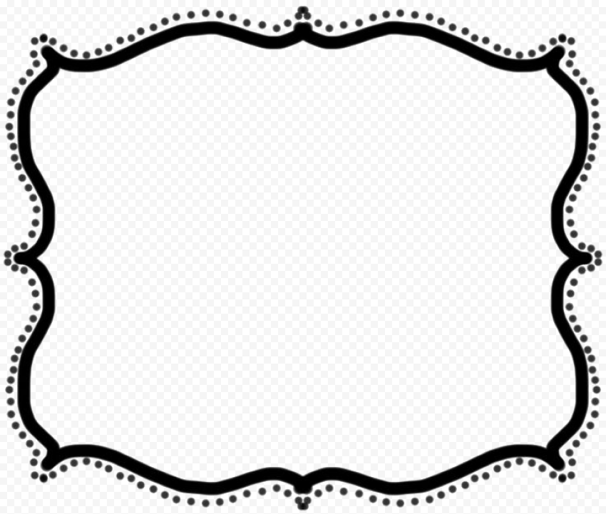 Text Border PNG Pic